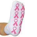 Stock Breast Cancer Awareness Ribbon Socks